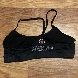 Savage barbell sports bra